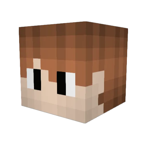 KalmoriNetwork Minecraft avatar head, 3D render
