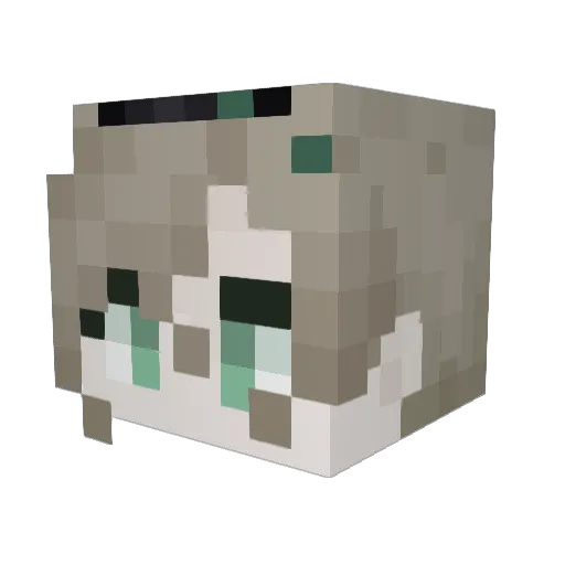 KaloArum Minecraft avatar head, 3D render