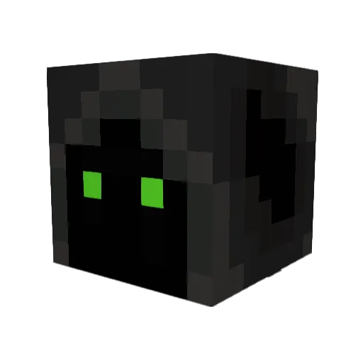 Kalroz Minecraft avatar head, 3D render