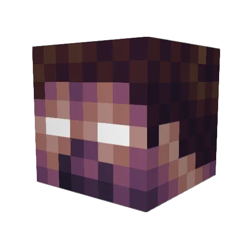 Kalu360 Minecraft avatar head, 3D render