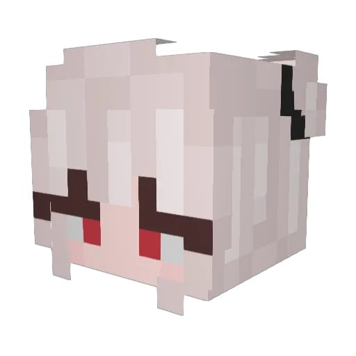 KalyNade Minecraft avatar head, 3D render