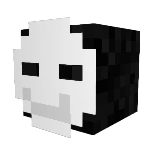 Kalzeee Minecraft avatar head, 3D render