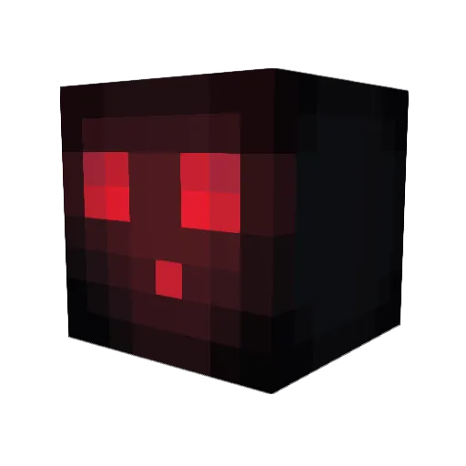 Kam Minecraft avatar head, 3D render