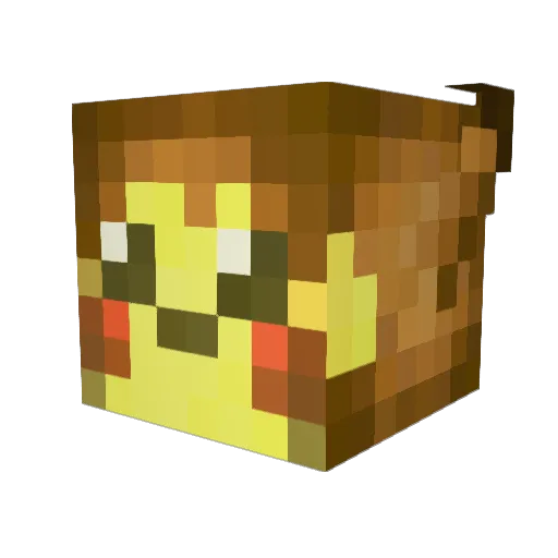Kama0413 Minecraft avatar head, 3D render