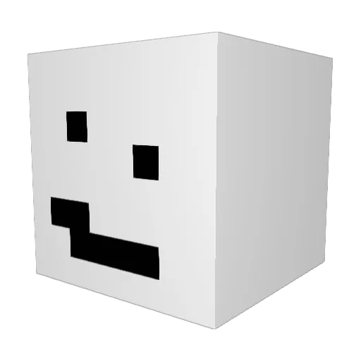 KamalH Minecraft avatar head, 3D render