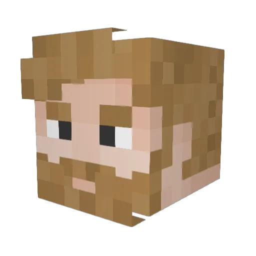 KamalPlayz Minecraft avatar head, 3D render