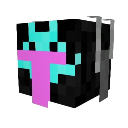 Kamalu808 Minecraft avatar head, 3D render