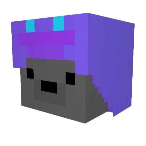 Kamel278 Minecraft avatar head, 3D render