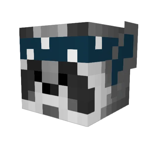 Kamelen11 Minecraft avatar head, 3D render