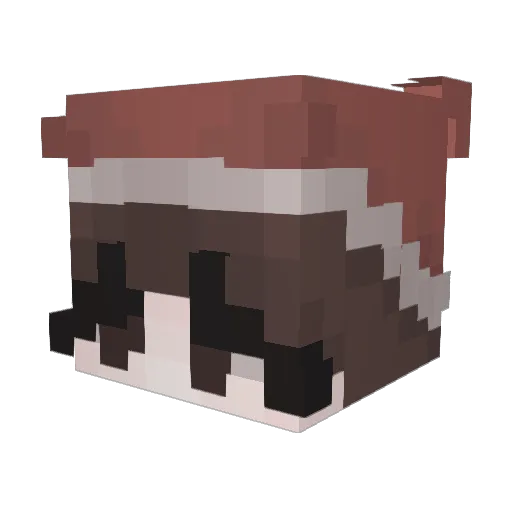 Kamen2500 Minecraft avatar head, 3D render