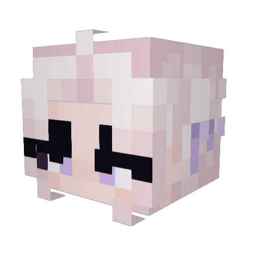 KamenMarigold Minecraft avatar head, 3D render