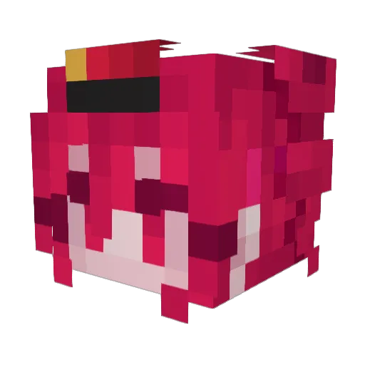 Kamened Minecraft avatar head, 3D render