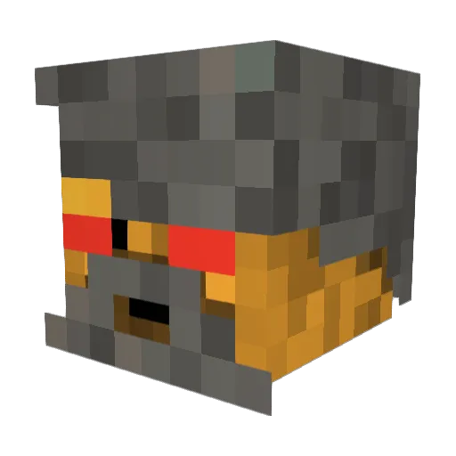 KameraKnut Minecraft avatar head, 3D render