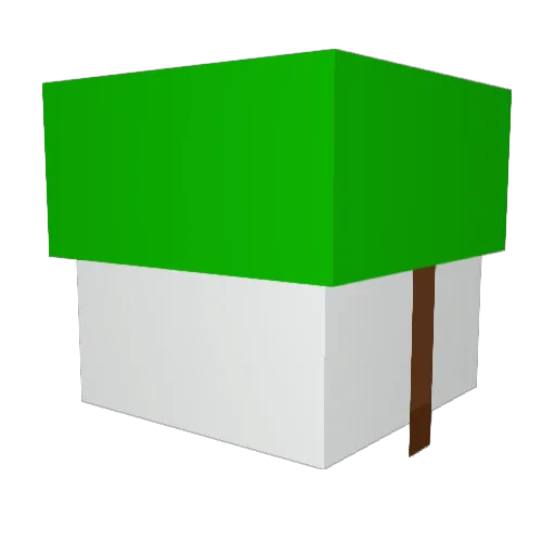 Kamesan66 Minecraft avatar head, 3D render