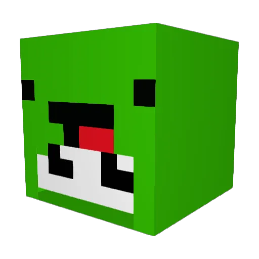 Kamesuta Minecraft avatar head, 3D render