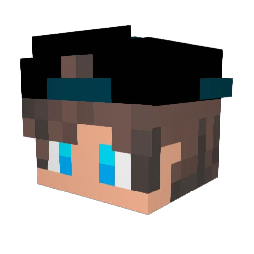 Kamgame1232 Minecraft avatar head, 3D render