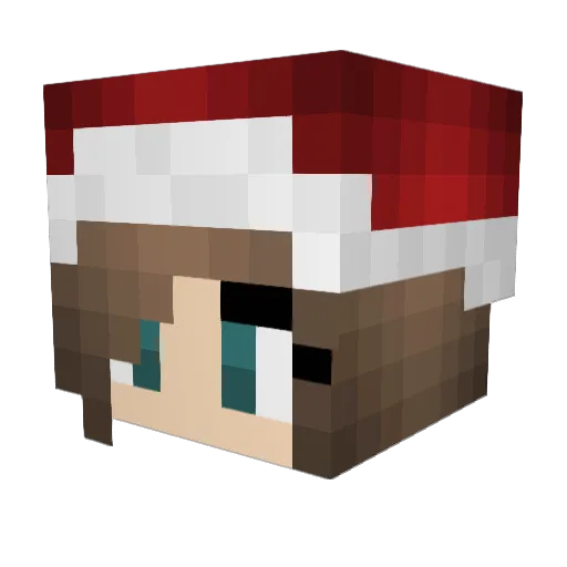 KamiSora94 Minecraft avatar head, 3D render