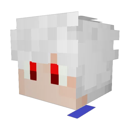 Kami_Yari Minecraft avatar head, 3D render