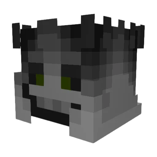 Kamidashi26 Minecraft avatar head, 3D render