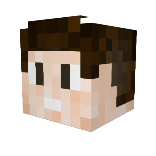 Kamikaze232 Minecraft avatar head, 3D render