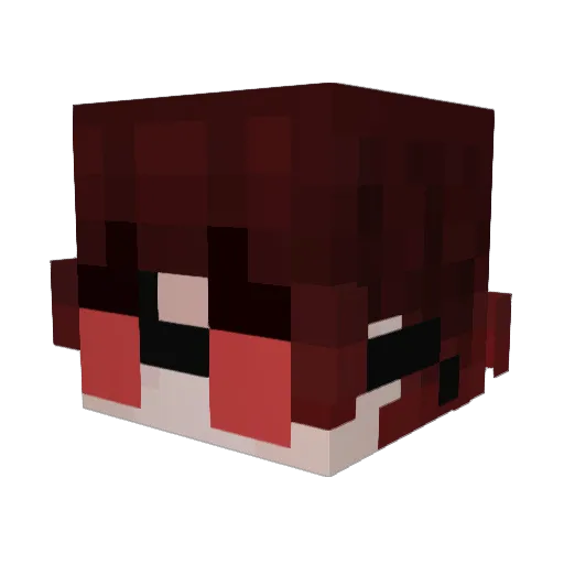 Kamikaze_789 Minecraft avatar head, 3D render