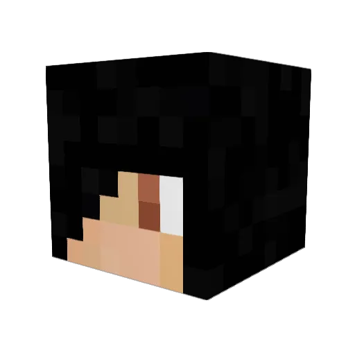 Kamikaze_Goblin Minecraft avatar head, 3D render