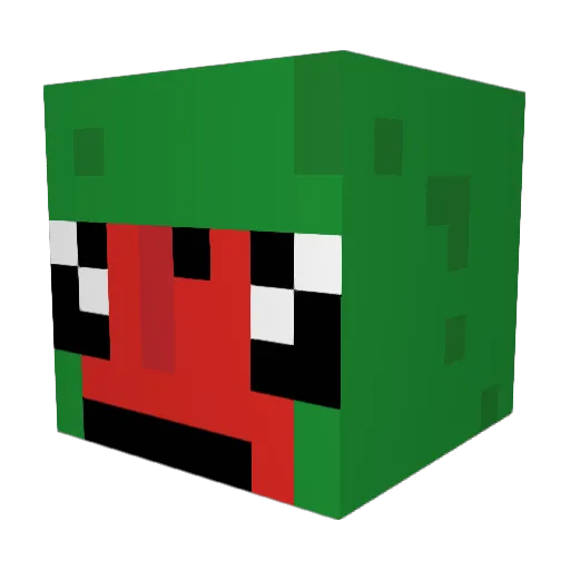 Kamikazes001 Minecraft avatar head, 3D render