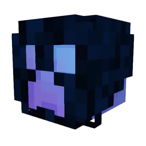 Kamikazieros Minecraft avatar head, 3D render