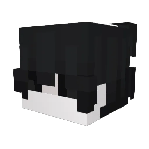 Kamil3cm_ Minecraft avatar head, 3D render
