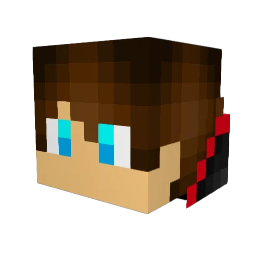 Kamil7000 Minecraft avatar head, 3D render