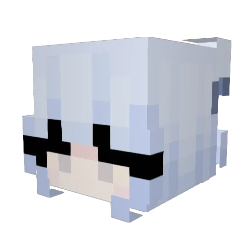 KamilaStarHD Minecraft avatar head, 3D render