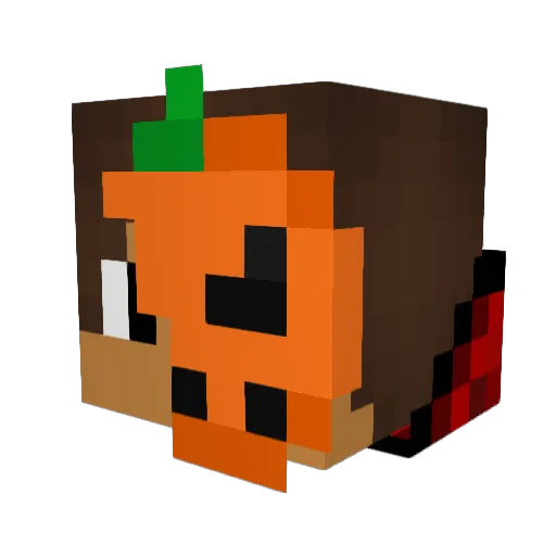 Kamilian21 Minecraft avatar head, 3D render