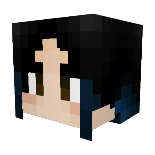Kamille00 Minecraft avatar head, 3D render