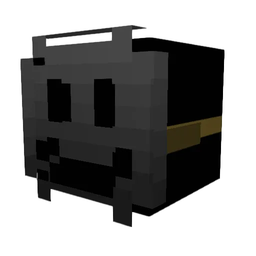 Kaminari06 Minecraft avatar head, 3D render