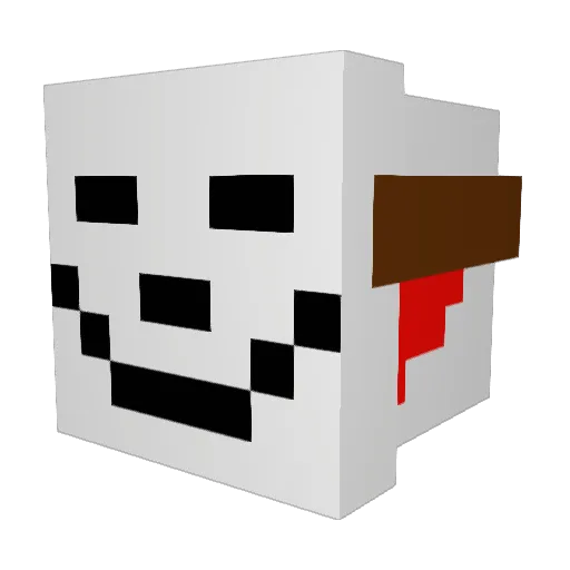 Kaminholz Minecraft avatar head, 3D render