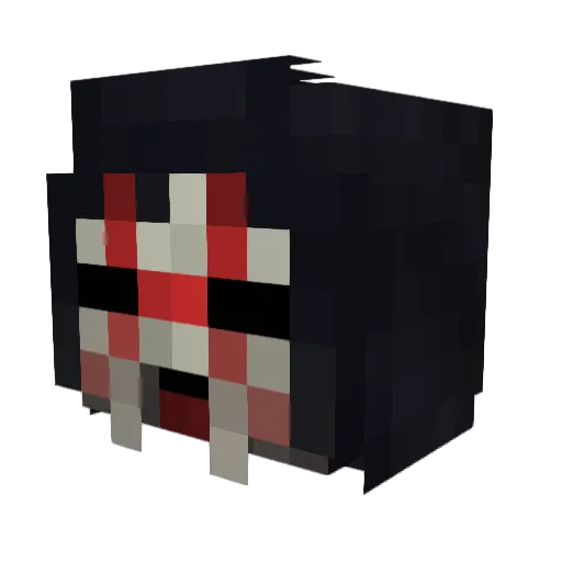 KamionGHG Minecraft avatar head, 3D render