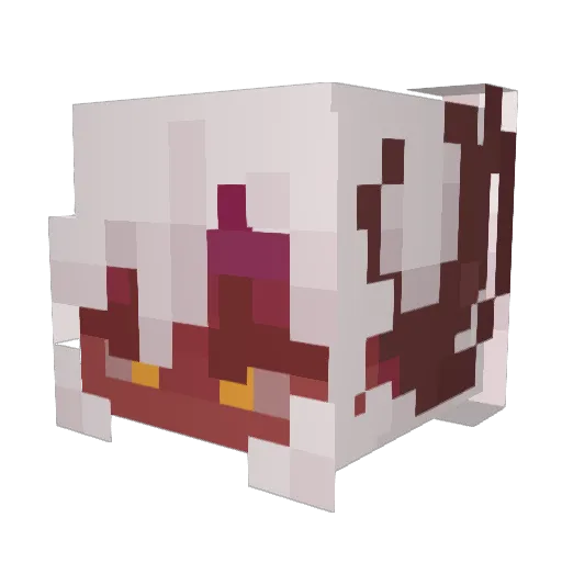 Kamishinho Minecraft avatar head, 3D render