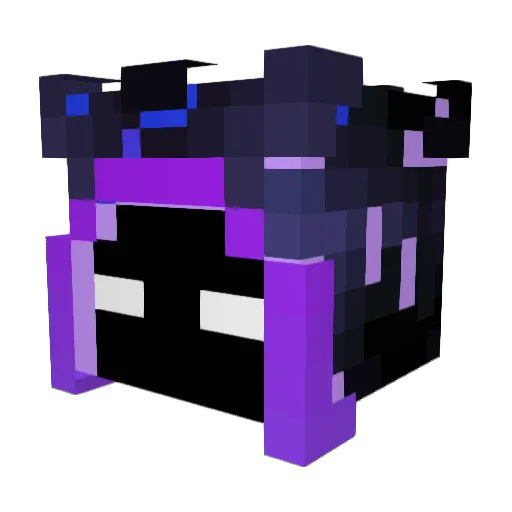 Kamix1543 Minecraft avatar head, 3D render