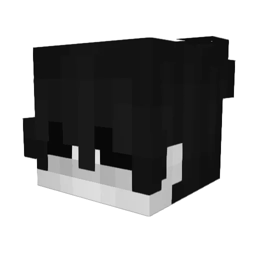 KamlotPL Minecraft avatar head, 3D render