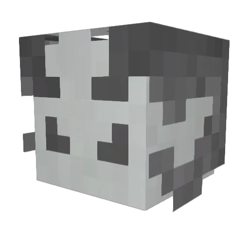 KammoGoat Minecraft avatar head, 3D render