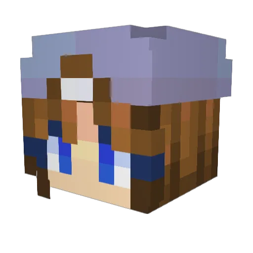 Kammy_lul Minecraft avatar head, 3D render