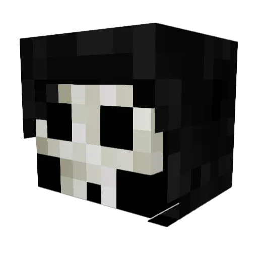 KamoMC_ Minecraft avatar head, 3D render