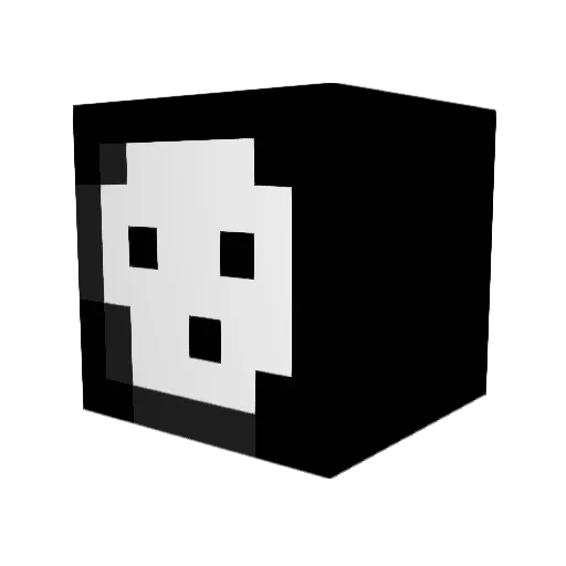 KamonFalk Minecraft avatar head, 3D render