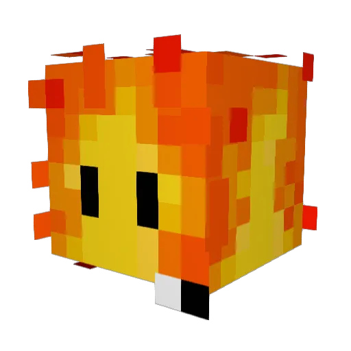 KamoriDay Minecraft avatar head, 3D render