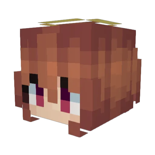 Kamos_64 Minecraft avatar head, 3D render