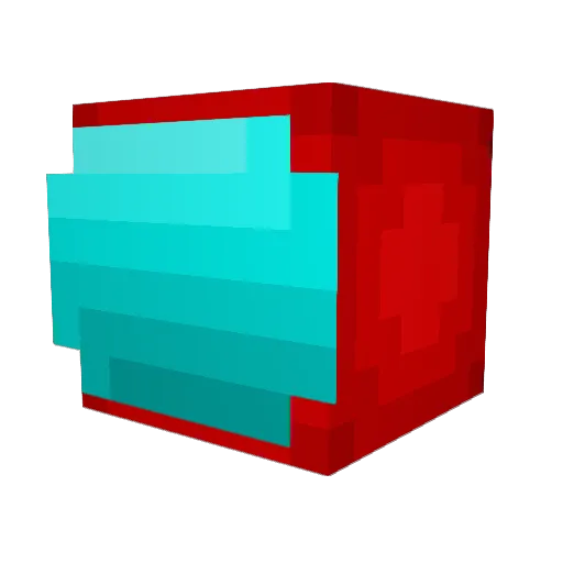 Kamper Minecraft avatar head, 3D render