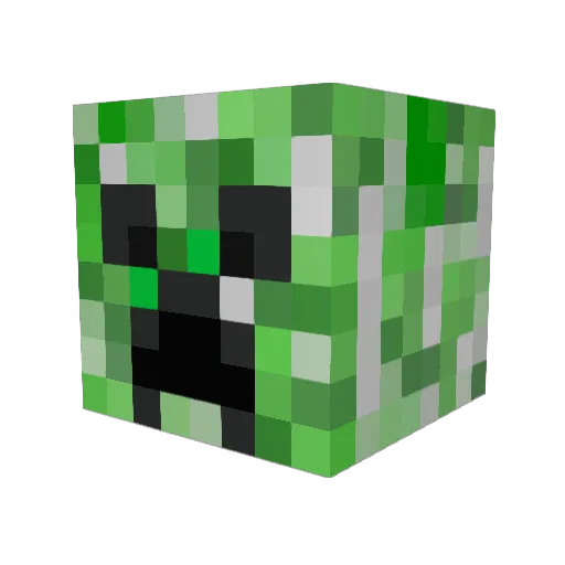 KampfGary2 Minecraft avatar head, 3D render