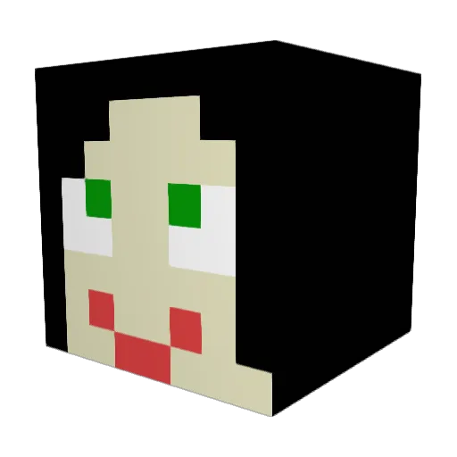 KampfKeksLinda Minecraft avatar head, 3D render