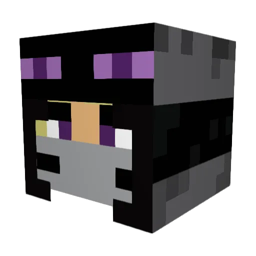 Kampfpommes23 Minecraft avatar head, 3D render