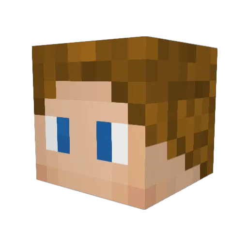 KamronDaMan Minecraft avatar head, 3D render